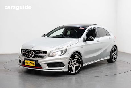 Silver 2014 Mercedes-Benz A250 Hatchback Sport