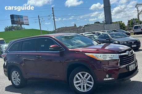 Red 2015 Toyota Kluger Wagon Gxl (4X4)
