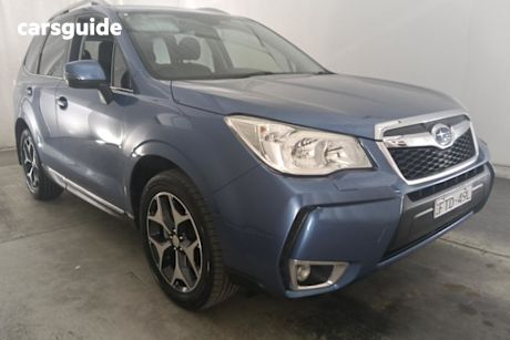 Blue 2015 Subaru Forester Wagon 2.0Xt Premium