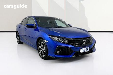 Blue 2019 Honda Civic Hatchback Vti-L