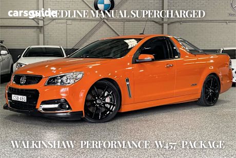 Orange 2013 Holden UTE Ute Tray SS V REDLINE R