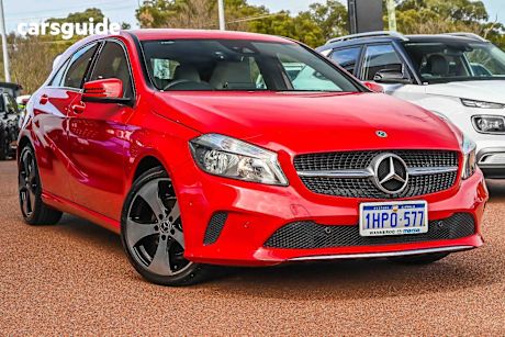 Red 2018 Mercedes-Benz A-CLASS Hatch A200 D F