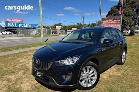 Blue 2014 Mazda CX-5 Wagon Grand Tourer (4X4)