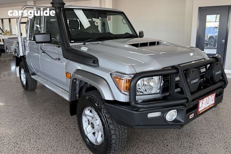 Silver 2022 Toyota Landcruiser Ute Tray GXL 4X4