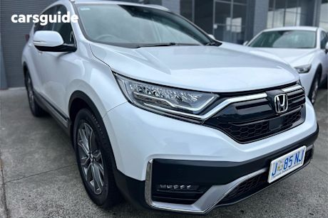 White 2021 Honda CR-V SUV VTI LX AWD 4X4