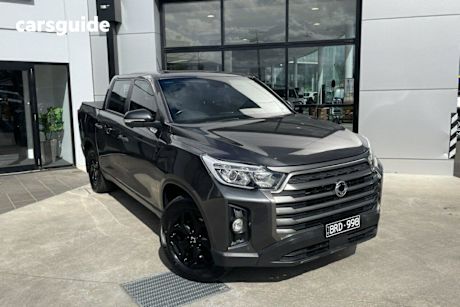 Grey 2021 Ssangyong Musso Ute Tray ULTIMATE 4X4