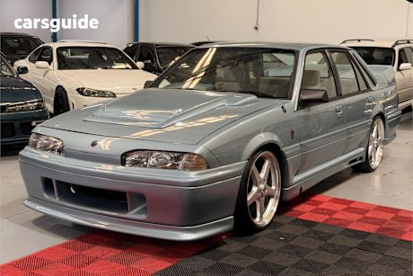 Blue 1987 Holden Commodore Sedan Executive