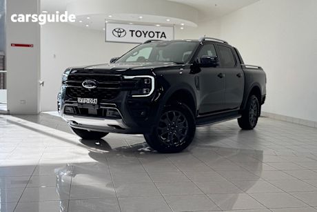Black 2024 Ford Ranger Ute Tray WILDTRAK 4X4