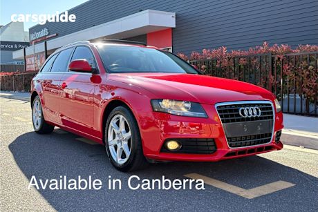 Red 2008 Audi A4 SUV B8 F