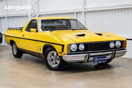 Yellow 1977 Ford Falcon Hardtop Gs