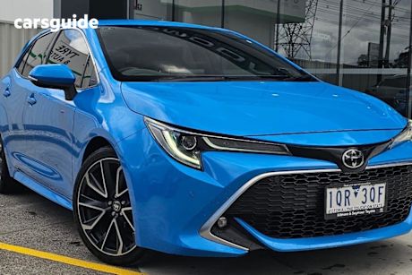 Blue 2019 Toyota Corolla Hatch ZR F