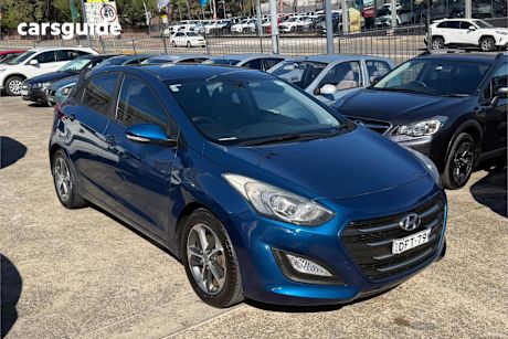 Blue 2016 Hyundai I30 Hatchback Active X