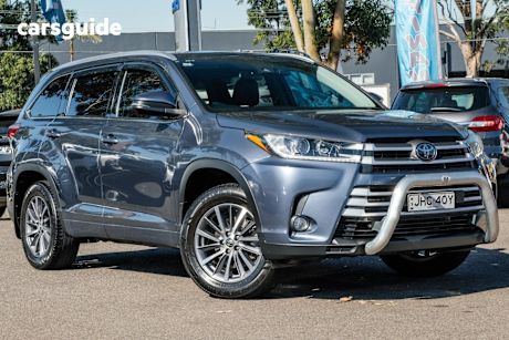 Blue 2019 Toyota Kluger SUV GXL F