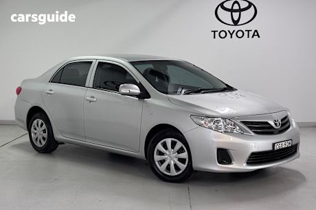 Silver 2012 Toyota Corolla Sedan ASCENT F