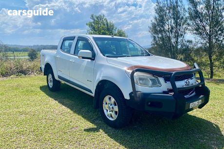 White 2013 Holden Colorado Ute Tray LT 4X4