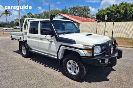 White 2018 Toyota Landcruiser Ute Tray GXL 4X4