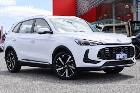 White 2025 MG ZS SUV ESSENCE HYBRID+ F