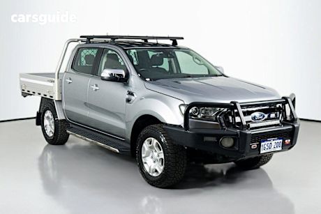 Silver 2015 Ford Ranger Dual Cab Utility Xlt 3.2 (4X4)