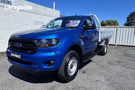 Blue 2021 Ford Ranger Ute Tray XL HI-RIDER R