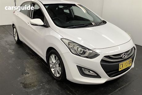 White 2013 Hyundai I30 Hatchback Elite