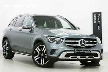 Grey 2020 Mercedes-Benz GLC-Class SUV GLC300 E 4WD