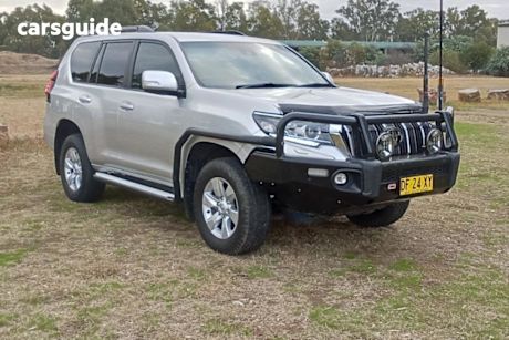 Silver 2018 Toyota Landcruiser Prado Wagon Gxl (4X4)