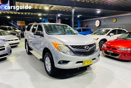 Blue 2013 Mazda BT-50 Dual Cab Utility Xtr (4X4)