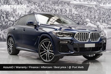Blue 2020 BMW X6 Coupe Xdrive30D M Sport