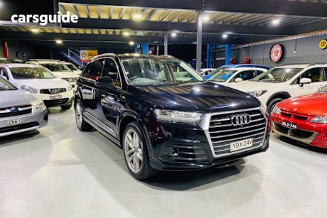 Black 2017 Audi Q7 Wagon 3.0 Tdi Quattro