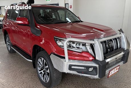 Red 2022 Toyota Landcruiser Prado Wagon Vx