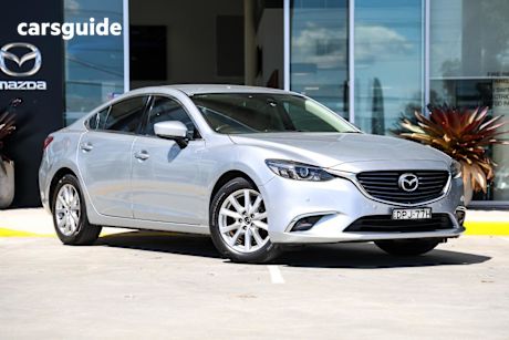 Silver 2017 Mazda 6 Sedan Touring