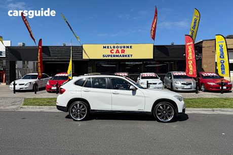 White 2013 BMW X1 Wagon Sdrive 18D Xline
