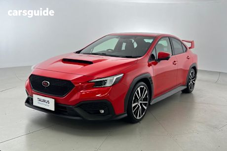 Red 2022 Subaru WRX Sedan TS 4WD