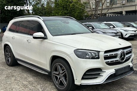 White 2019 Mercedes-Benz GLS-Class SUV GLS400 D 4WD