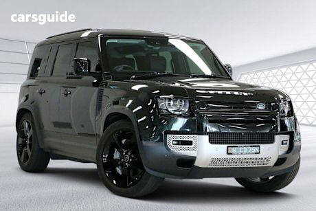 Black 2021 Land Rover Defender Wagon 110 D300 Hse (220Kw)