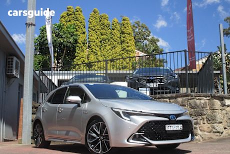 Silver 2023 Toyota Corolla Hatch ZR HYBRID F