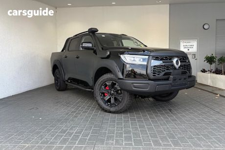 Black 2025 GWM Cannon Ute Tray XSR 4X4