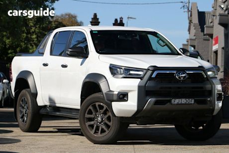 White 2024 Toyota Hilux Double Cab Pick Up Rogue 48V (4X4)