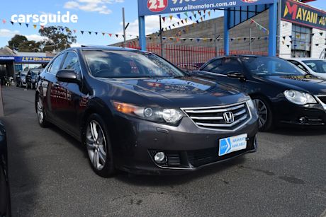 Grey 2009 Honda Accord Euro Sedan Luxury