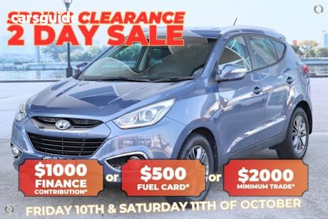 Blue 2013 Hyundai IX35 Wagon Se (Fwd)