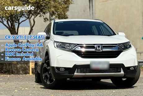 White 2019 Honda CR-V SUV VTI-E F