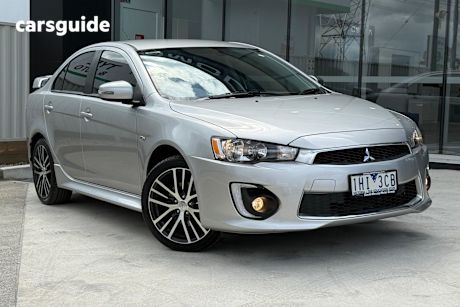 Silver 2016 Mitsubishi Lancer Sedan GSR F