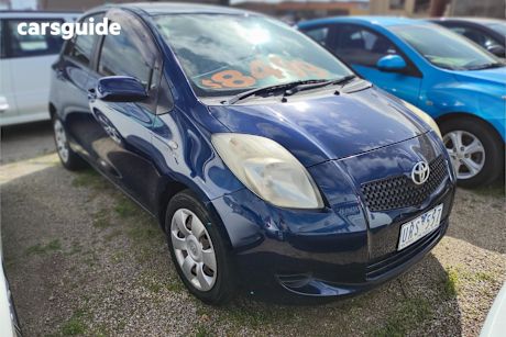Blue 2006 Toyota Yaris Hatch YRS F