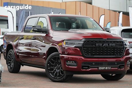 Red 2025 Ram 1500 Ute Tray LIMITED HURRICANE HO RAMBOX 4X4