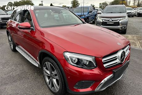 Red 2017 Mercedes-Benz GLC-Class SUV GLC250 D 4WD