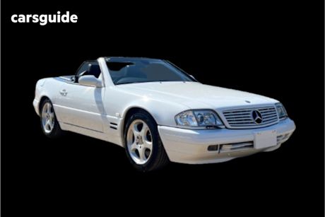 White 1999 Mercedes-Benz SL320 Convertible