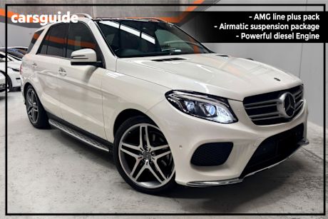 White 2017 Mercedes-Benz GLE-Class SUV GLE350 D 4WD