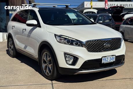 White 2015 Kia Sorento Wagon Platinum (4X4)