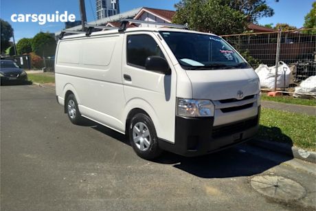 White 2018 Toyota HiAce Van Lwb