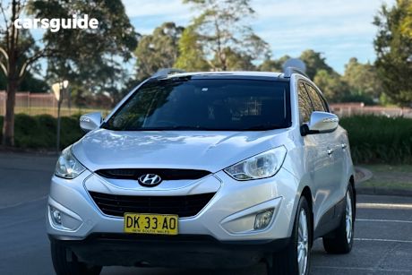 Silver 2013 Hyundai IX35 Wagon Highlander (Awd)